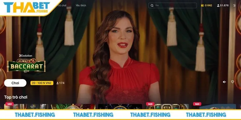 Casino THABET 3 Danh sách trò chơi casino THABET nổi bật khó cưỡng