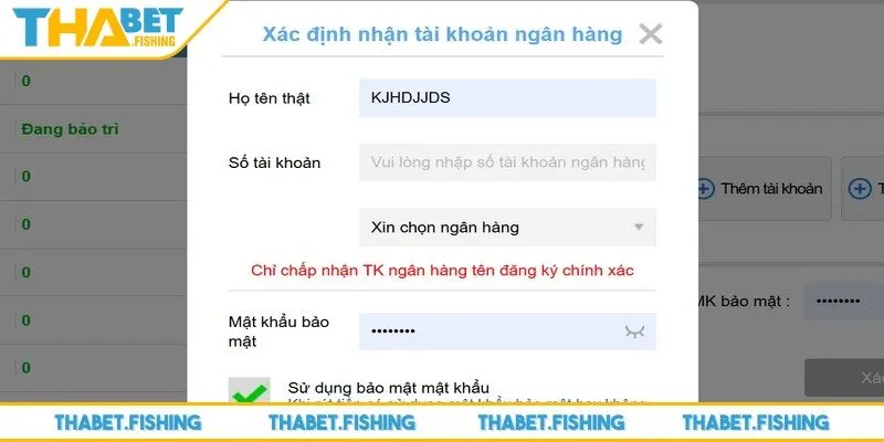 Rút tiền THABET 4 Những vấn đề cần lưu ý khi rút tiền THABET