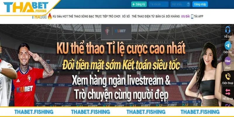 Thể thao THABET 2 Sảnh cược thu hút game thủ nhờ vào nhiều ưu thế vượt trội, độc đáo