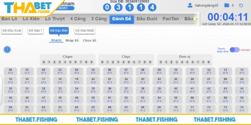 Xổ số THABET 4 Tham gia sảnh Xổ số THABET đơn giản, dễ dàng với vài thao tác nhanh chóng
