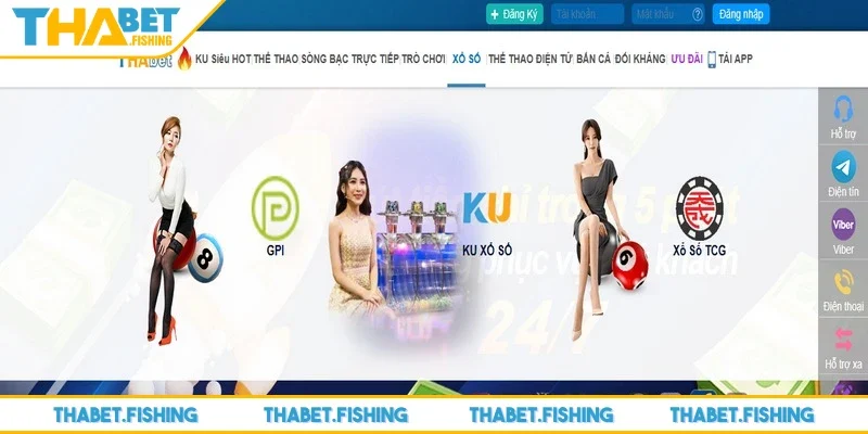 Xổ số THABET 1 Xổ số THABET được biết đến là một trong những trò chơi chủ lực tại nhà cái